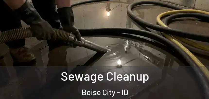 Sewage Cleanup Boise City - ID